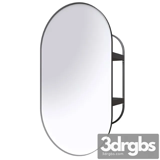 Lindbyn mirror with storage compartment