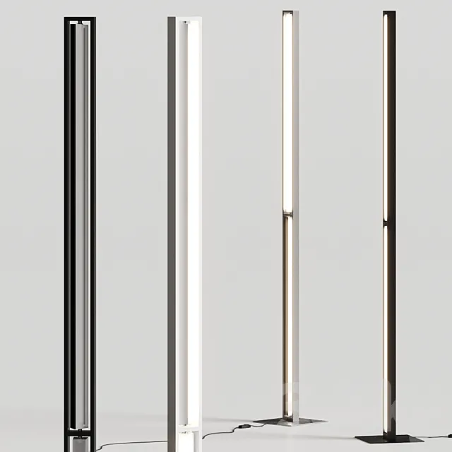 Linea Light _ Stilnovo Tablet Floor Lamp 3ds Max
