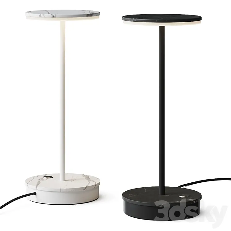 Linea Light Group Gemini Table Lamp 3DS Max Model