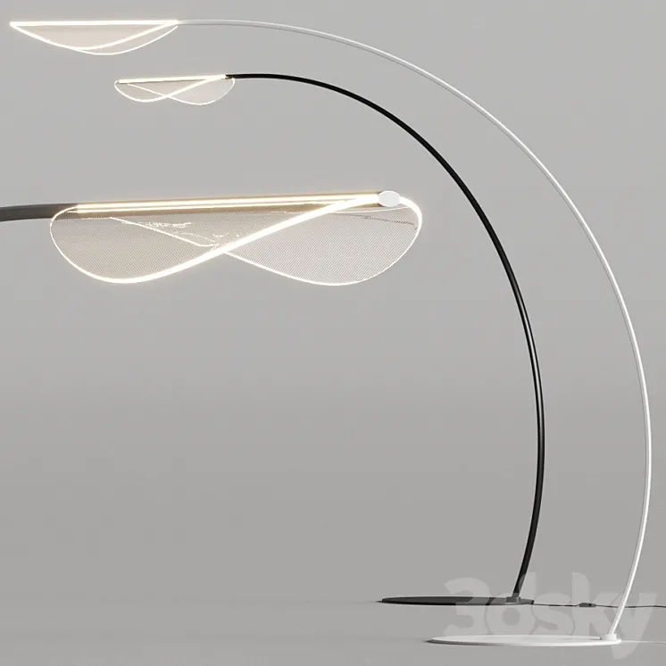 Linea Light \/ Stilnovo Diphy Floor Lamp 3DS Max