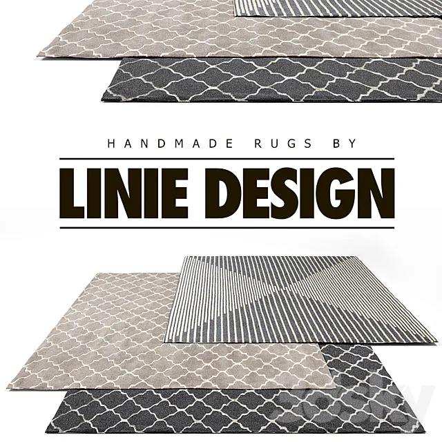 Linie Design Rug Set 12 3ds Max