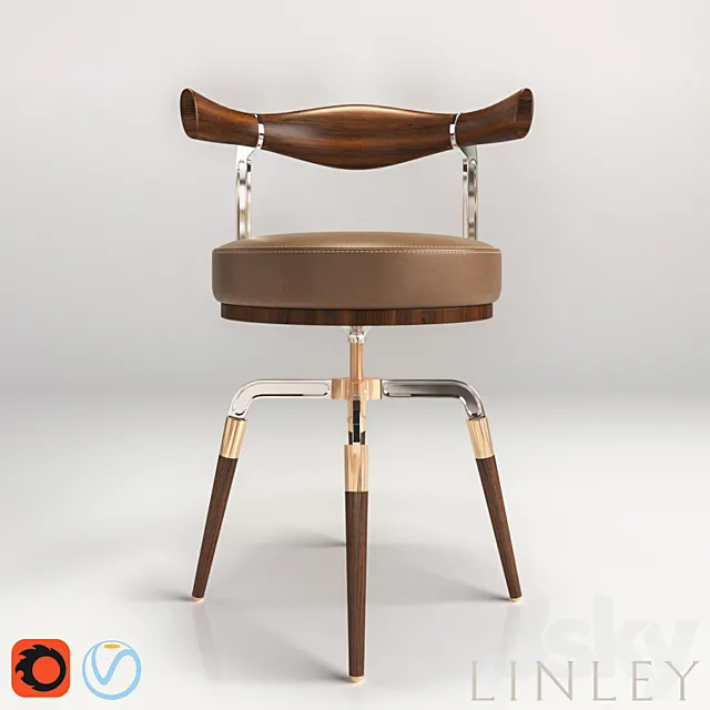 Linley Rifle chair 3ds Max