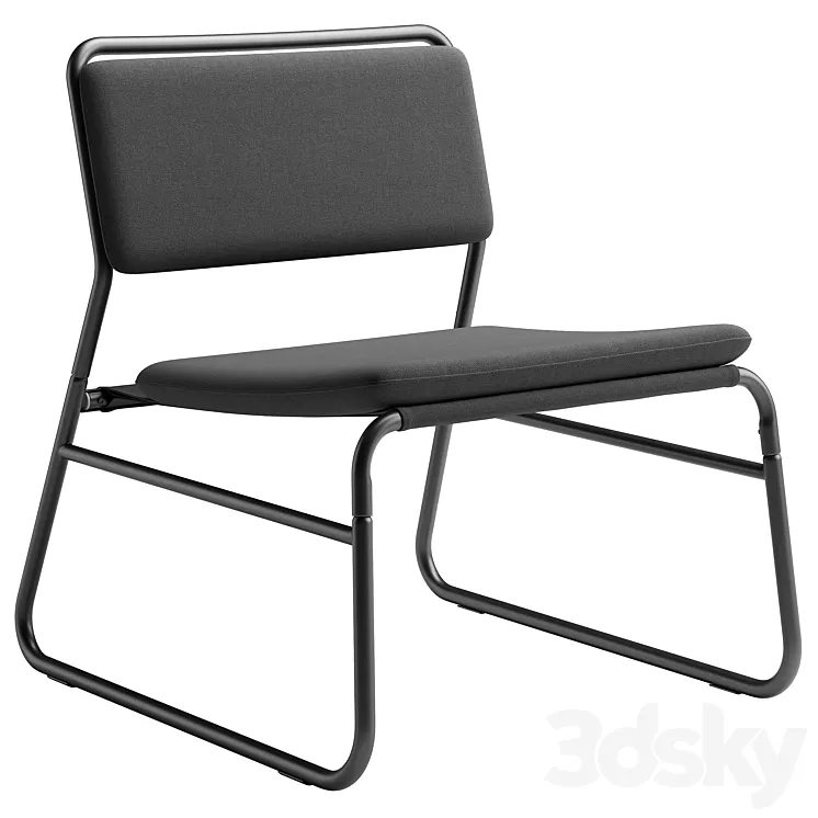 Linnerback Easy Chair by Ikea 3DS Max Model