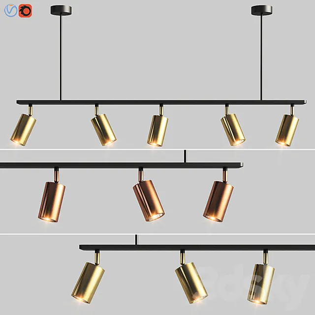 Lino Modern Deisng Pendant 3ds Max