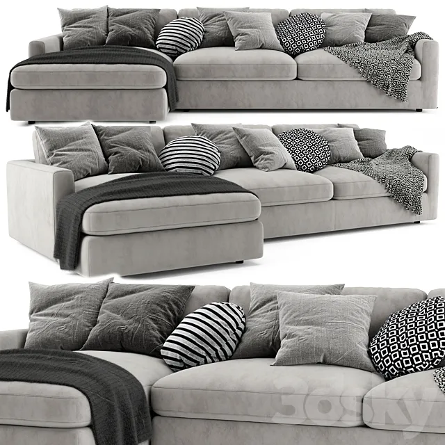 Linteloo Fabio Chaise Longue Sofa 3DS Max Model