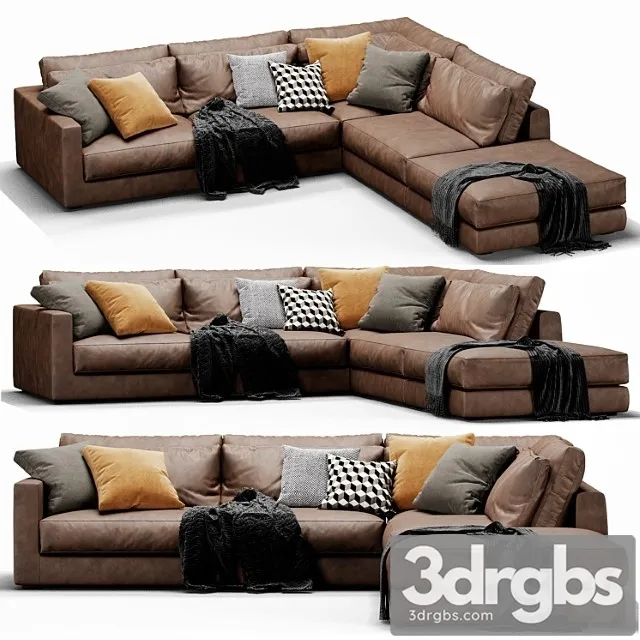 Linteloo mauro leather sectional