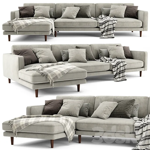 Linteloo Pleasure Chaise Longue Sofa 3ds Max