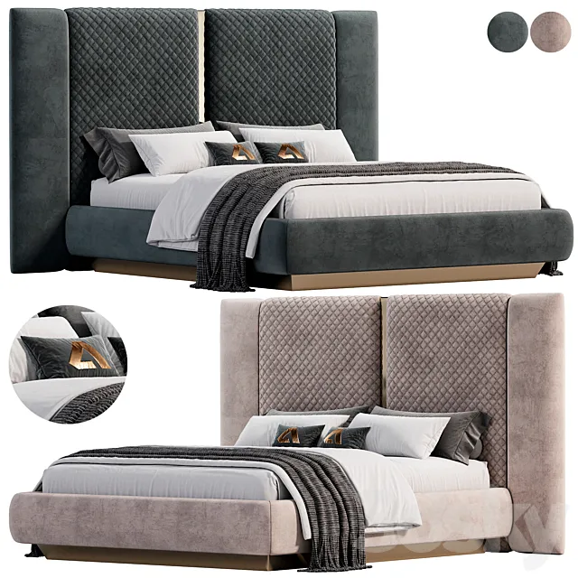 Lion karyola bed by Area mobilya 3ds Max