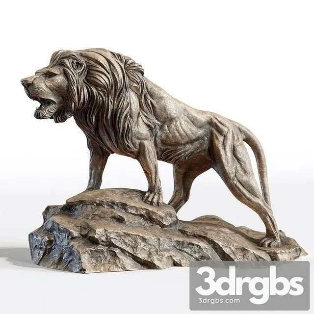 Lion Sculpture 04 3dsmax Download