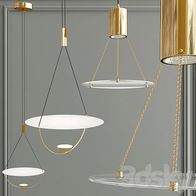 LIRIA and TLAP pendants lamp 3DS Max Model