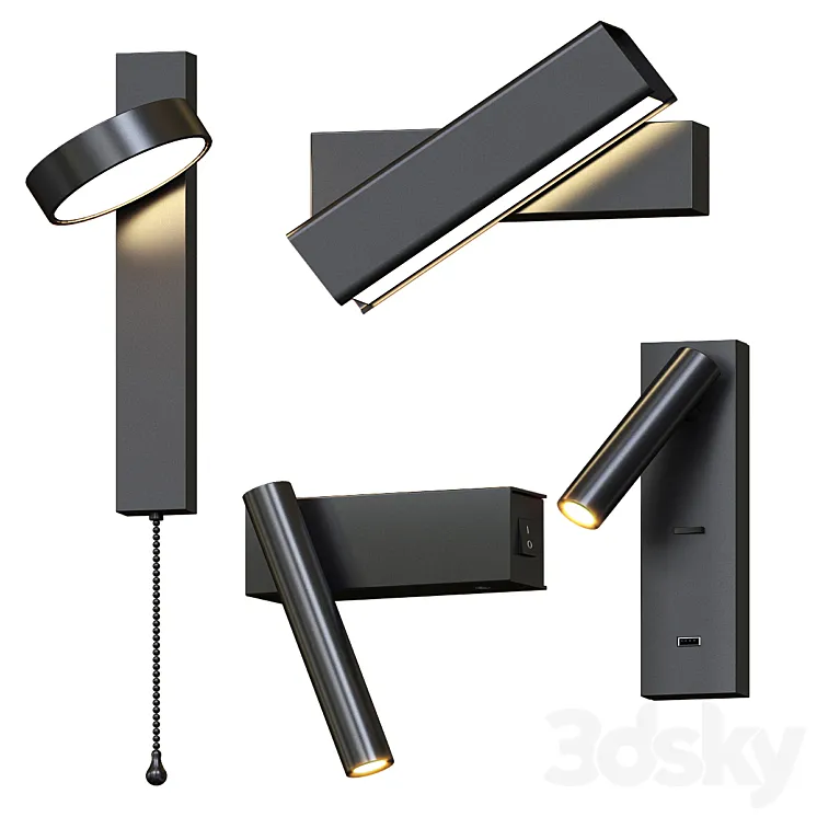 Litfad Wall Lamps 3DS Max Model