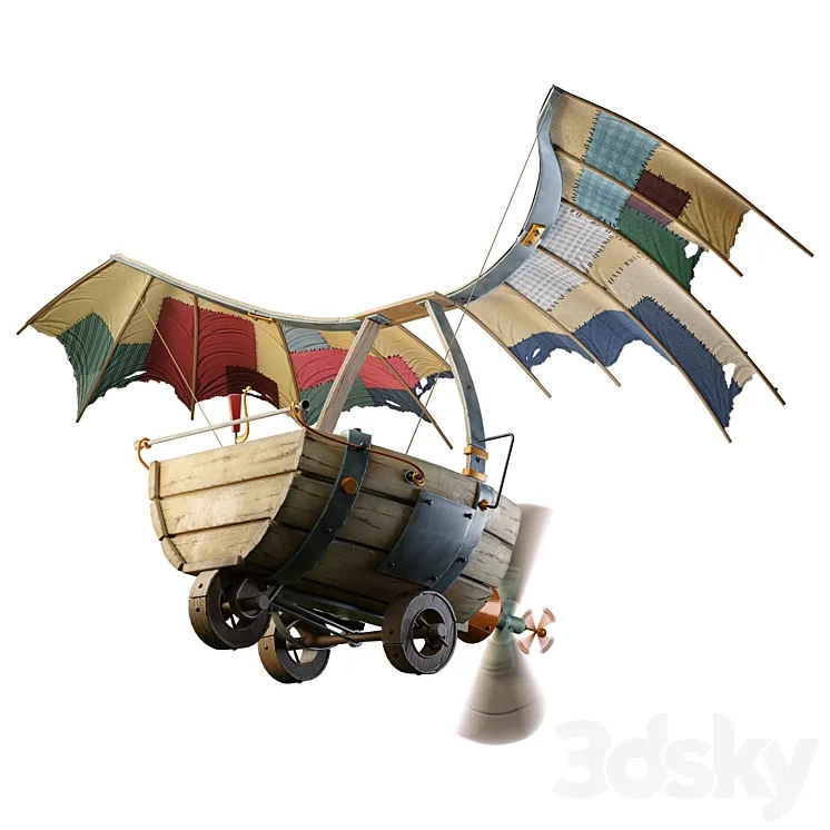 little flying boat 3DS Max Model