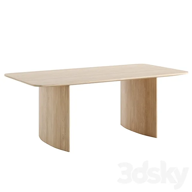 Litto table 200cm 3DS Max Model