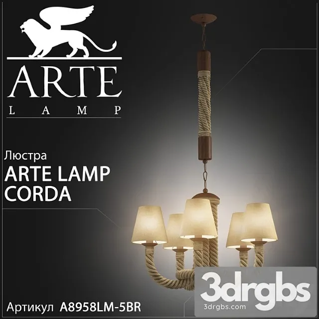 Liustra Arte Lamp Corda A8958lm 5br 3dsmax Download