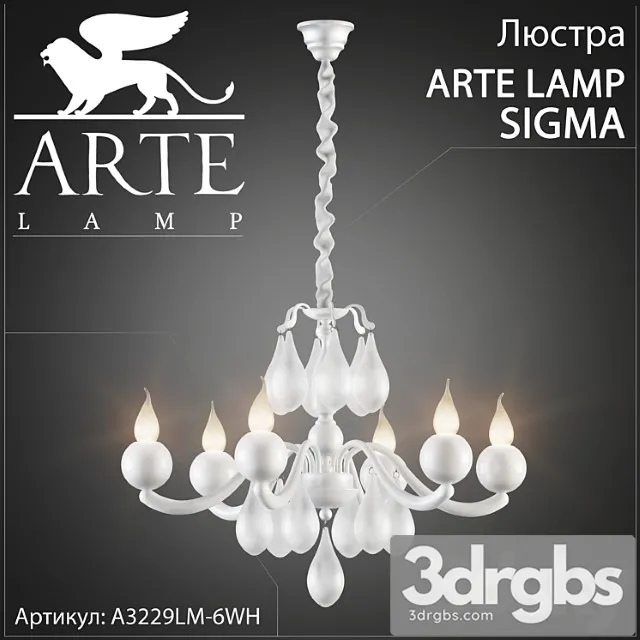 Liustra Arte Lamp Sigma A3229lm 6wh 3dsmax Download