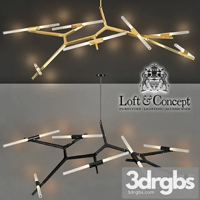 Liustra Roll And Hill Agnes Chandelier 14 3dsmax Download