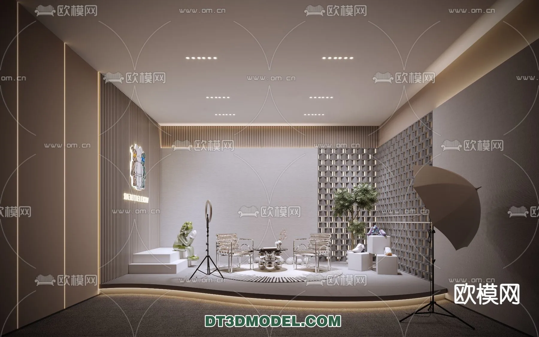 Live Stream Decoration 3D Model – 053