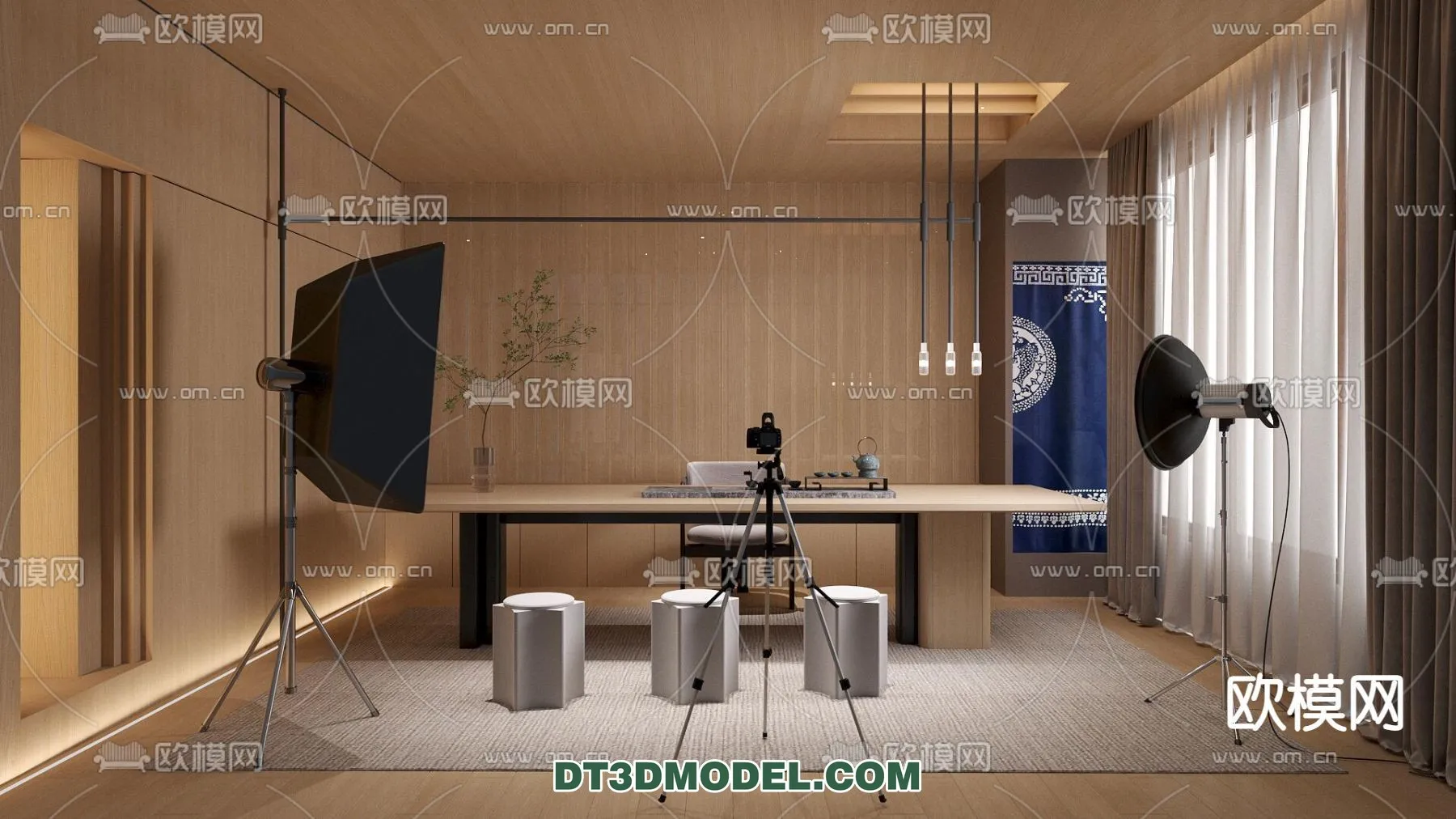 Live Stream Decoration 3D Model – 073