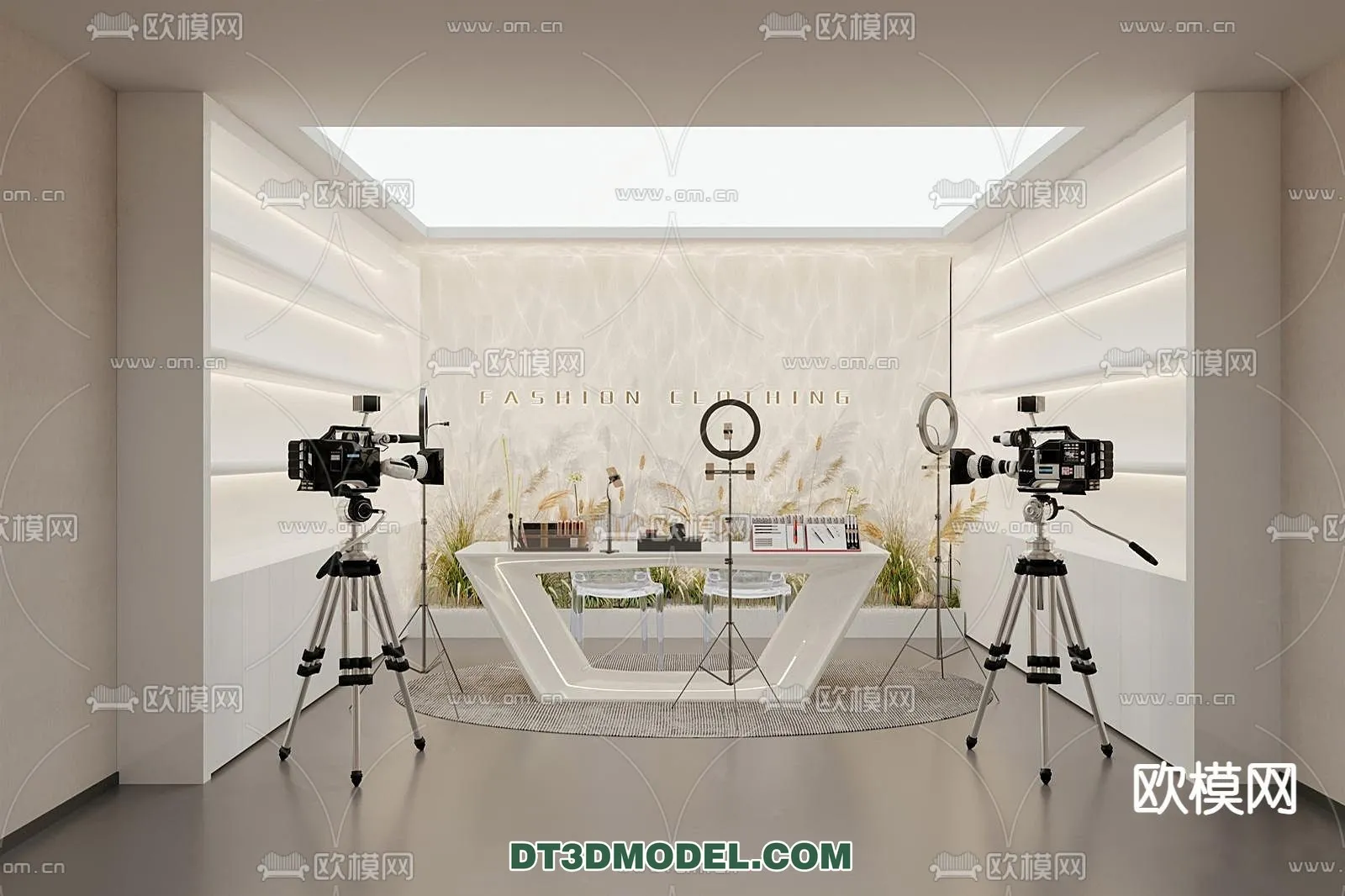 Live Stream Decoration 3D Model – 077