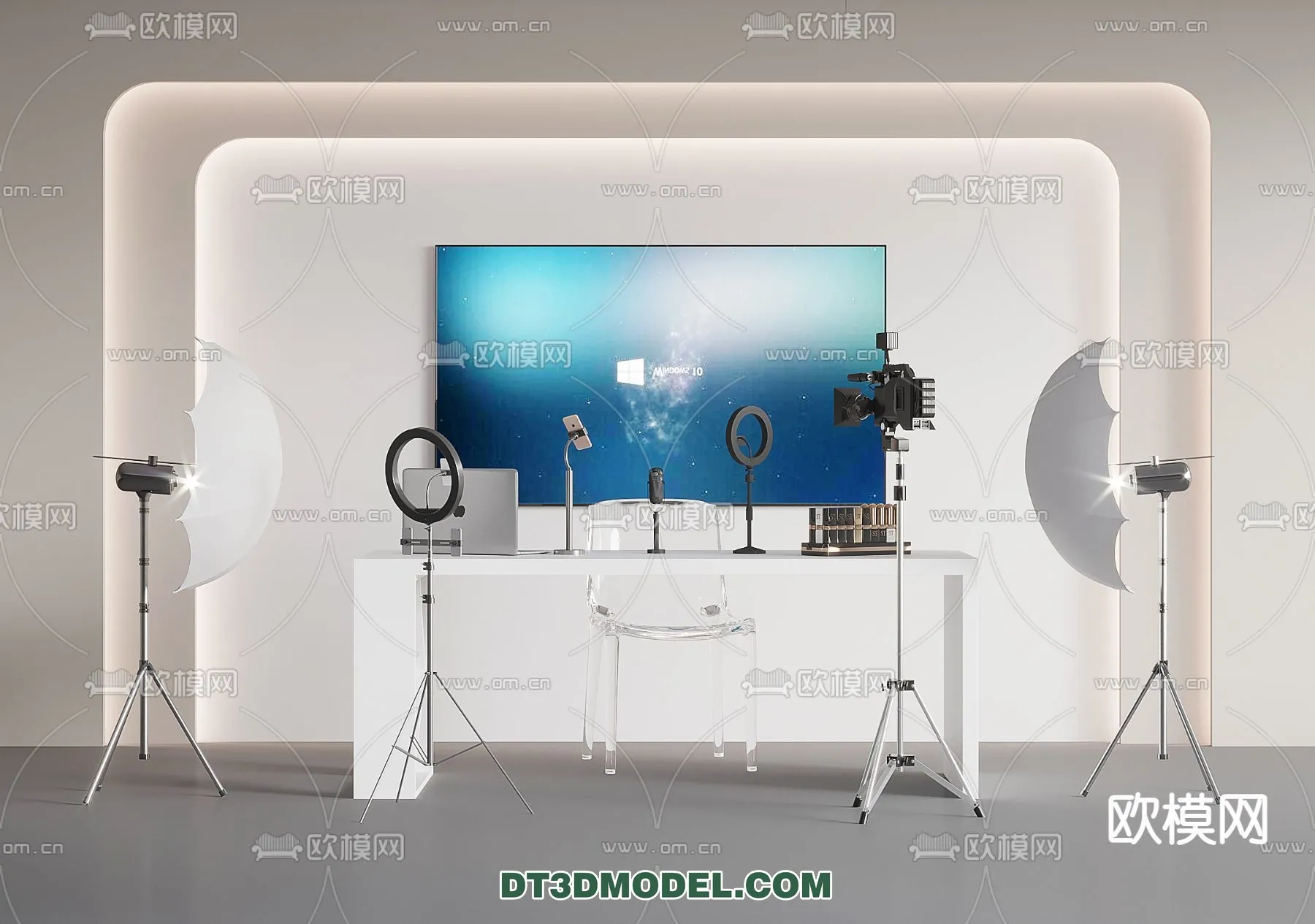 Live Stream Decoration 3D Model – 083