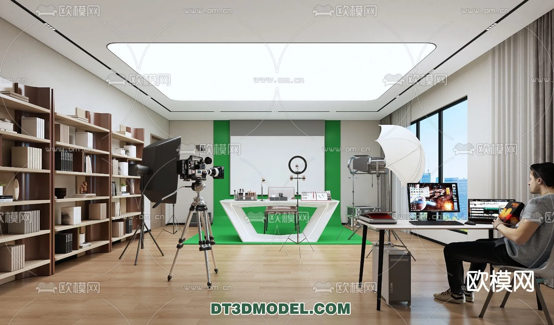 Live Stream Decoration 3D Model – 095