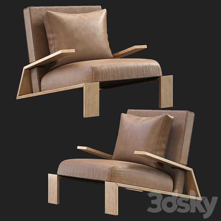 Living chair 3DS Max