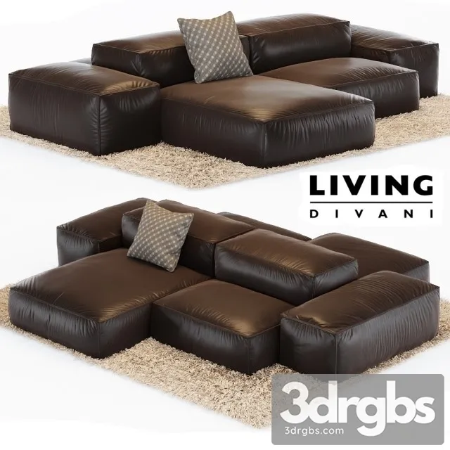 Living Davani Extrasoft Sofa 3dsmax Download