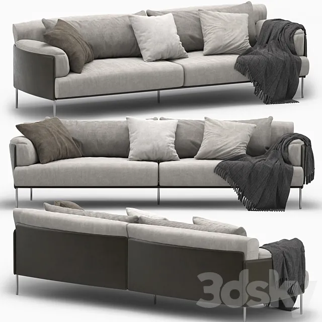 living divan greene Sofa 3DSMax File