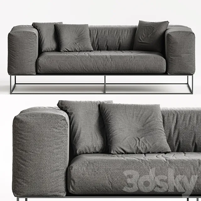 Living divani ile club 3DS Max Model