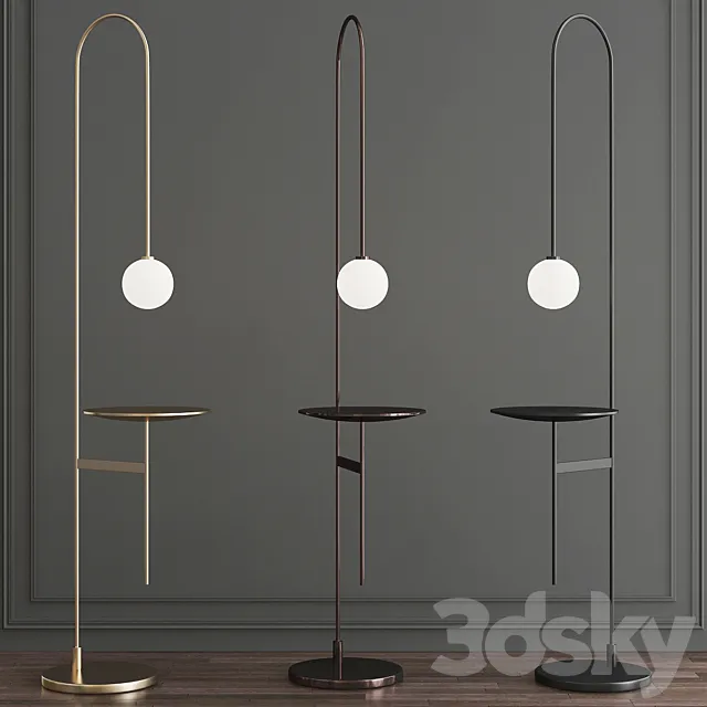 Living Divani LIGHT WITH A TABLE 3ds Max