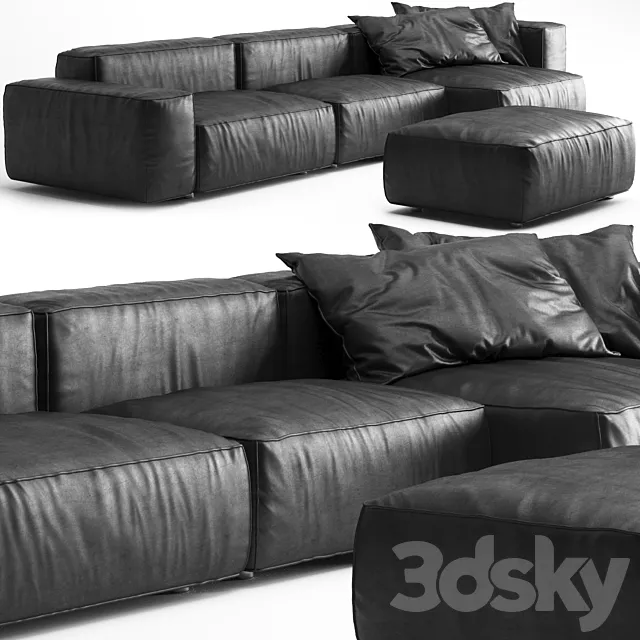 Living Divani NeoWall Sofa 3DS Max Model