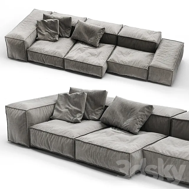 Living Divani_Extrasoft 3ds Max