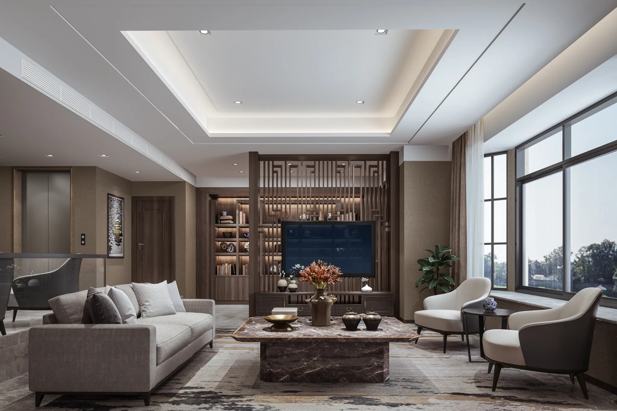LIVING ROOM – CHINESE STYLE – 1474