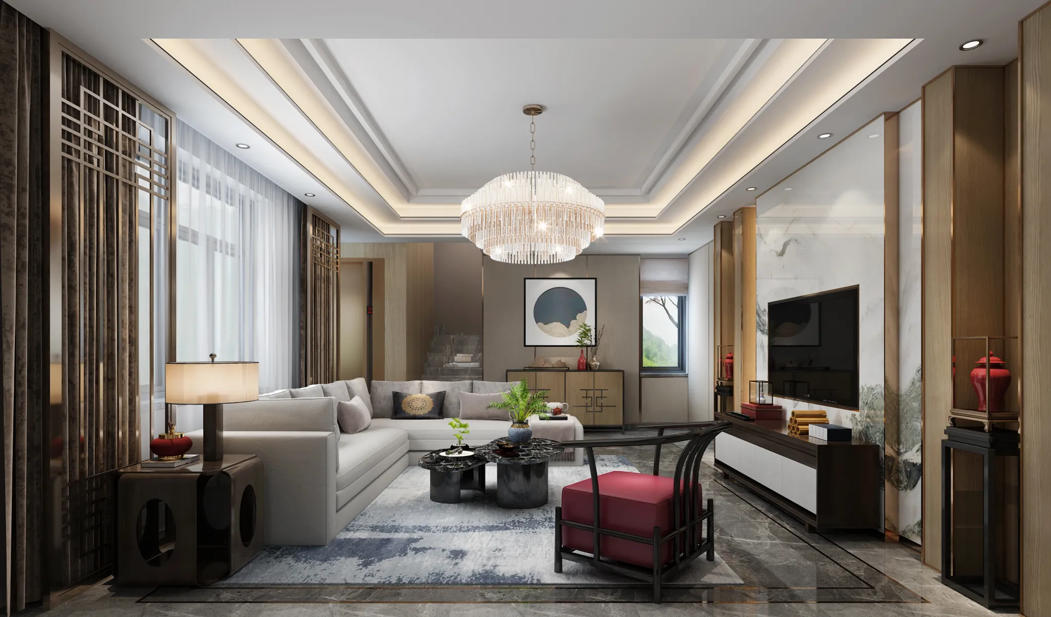 LIVING ROOM – CHINESE STYLE – 1475