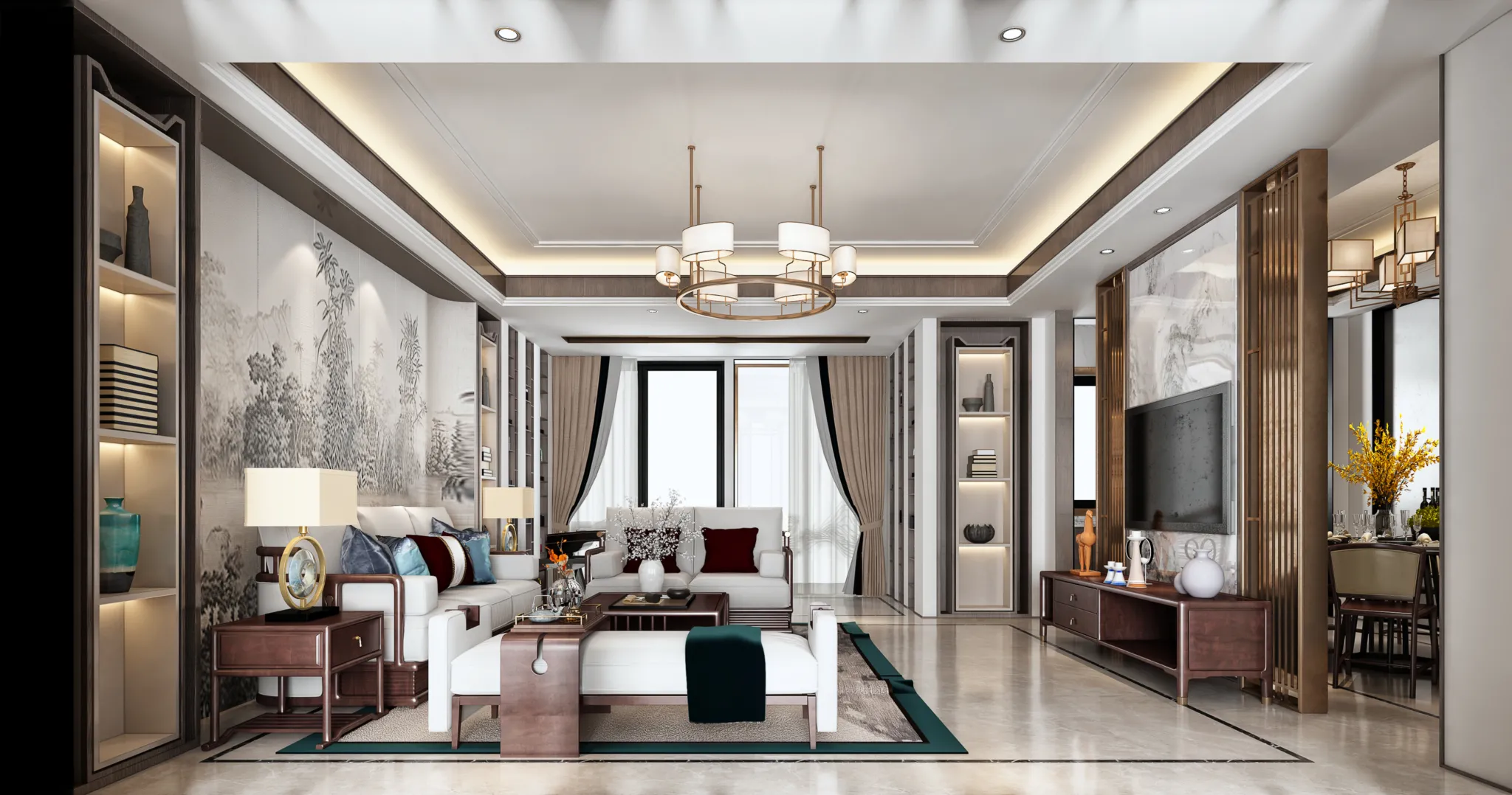LIVING ROOM – CHINESE STYLE – 1524