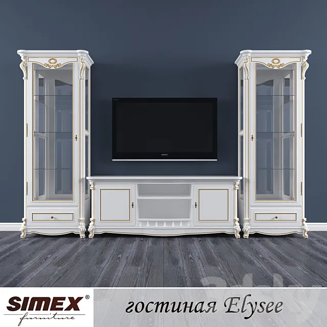 Living room “Elysee” SIMEX 3DSMax File