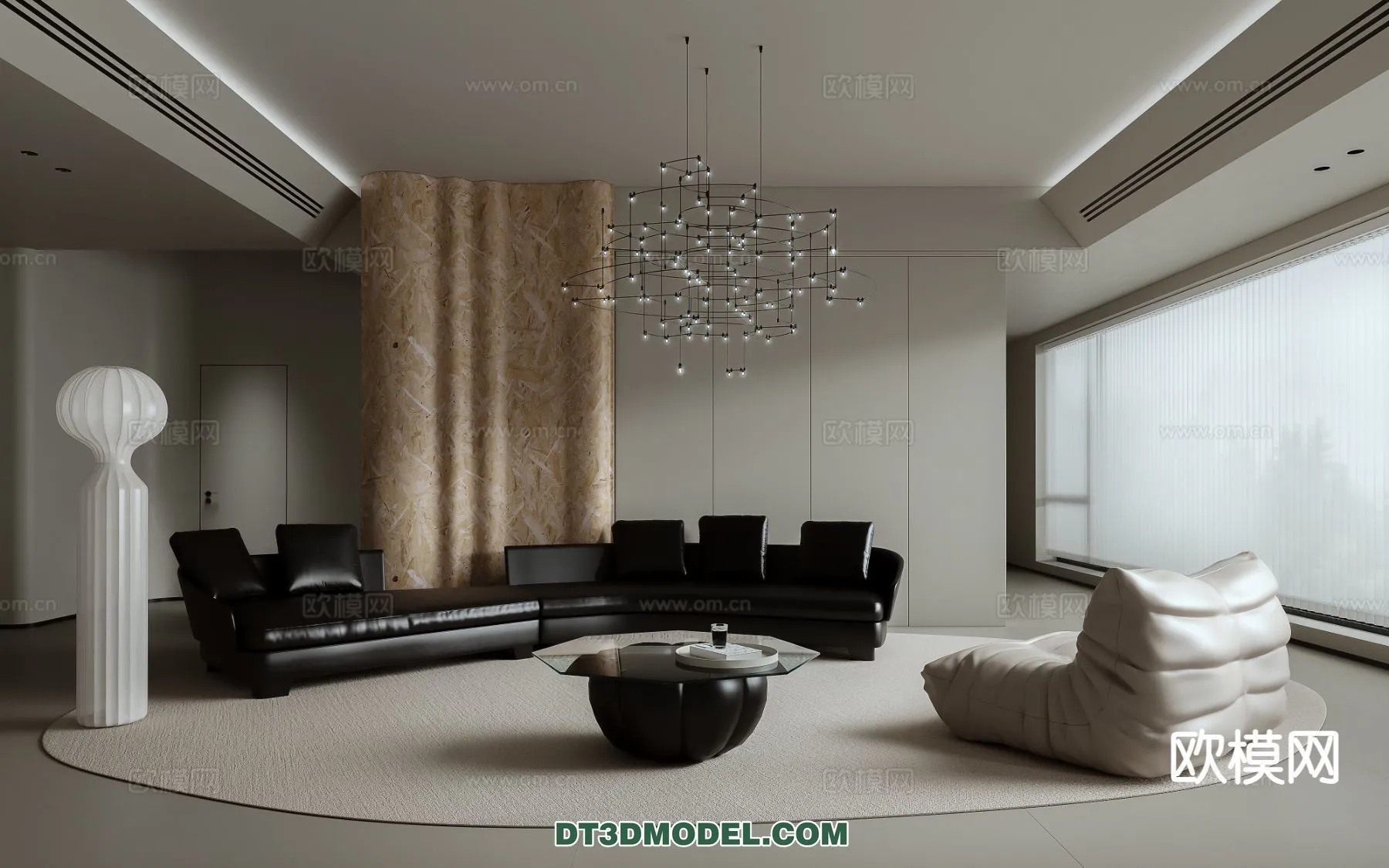 Living Room – Italian Style – Interior 3D Scene – 021