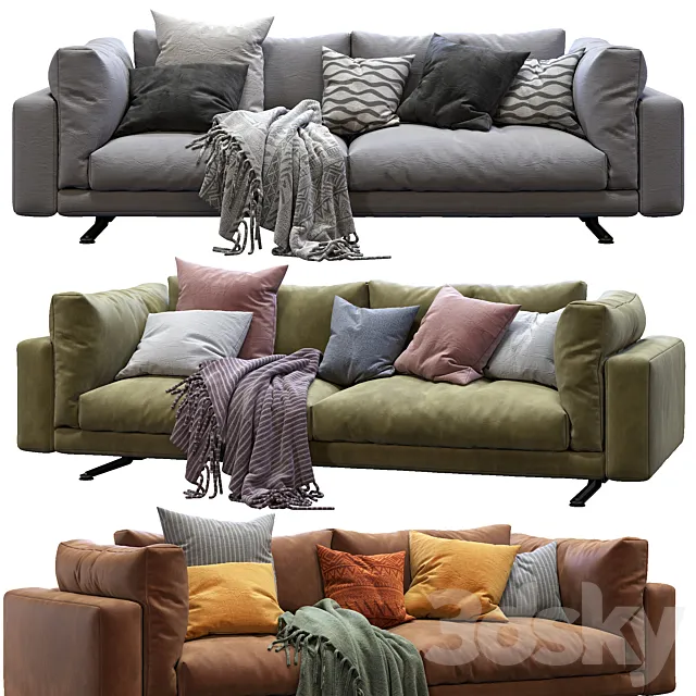 Livingdivani Floyd Hi (3 color version) 3DSMax File