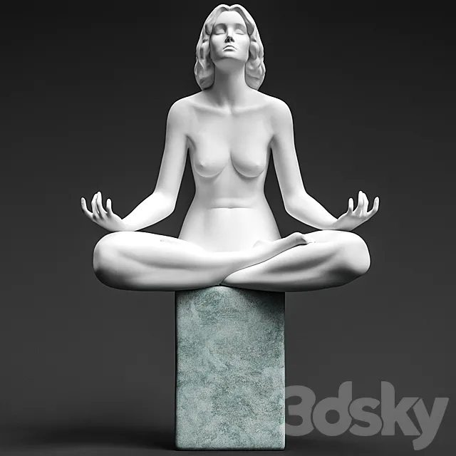 Lladro Meditation 3DSMax File