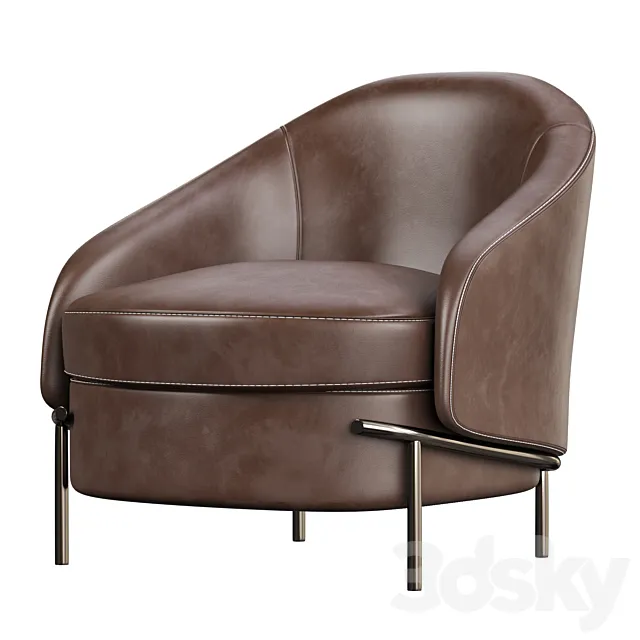LLOYD Armchair by Longhi 3ds Max