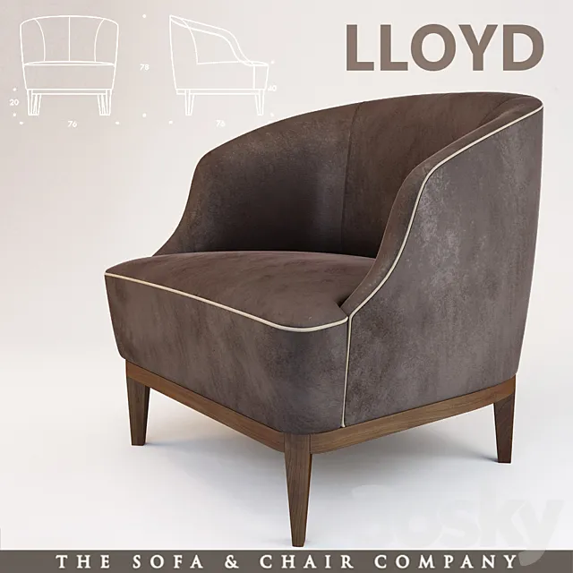 LLOYD. The Sofa & Chair Company. London 3DSMax File