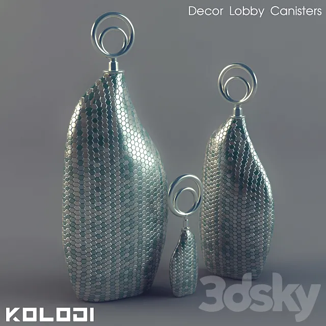 Lobby Canisters 3DSMax File
