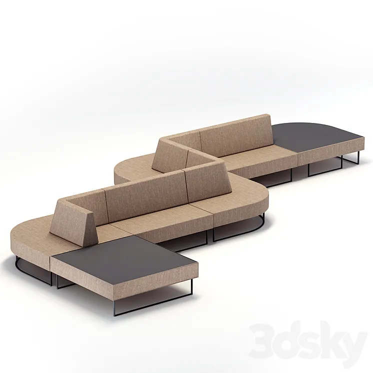 Loby Sofa 3DS Max