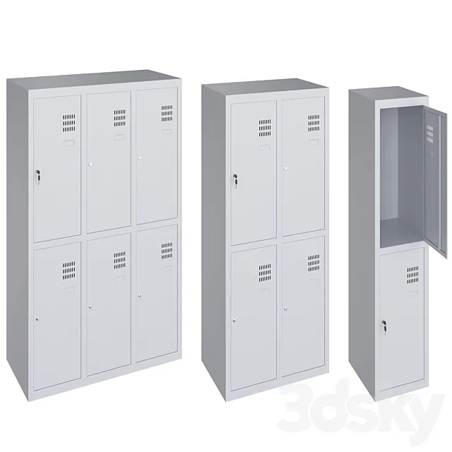 Locker for Dressing Room 3DS Max Model