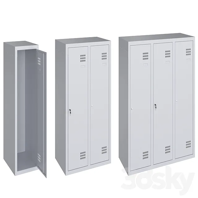 Locker for Dressing Room 3ds Max