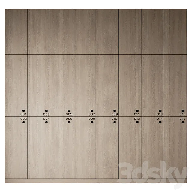 Locker rooms 01 3DS Max Model