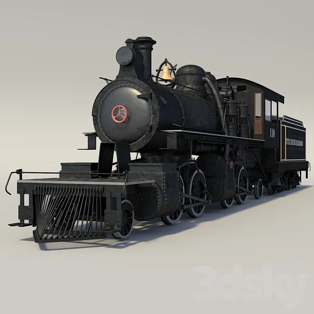 Locomotive 3ds Max