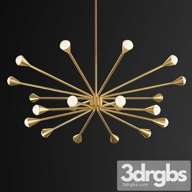 Lody chandelier by tech lighting 3dsmax Download