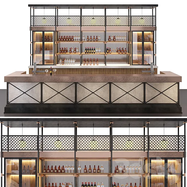 Loft Bar 5 3DSMax File