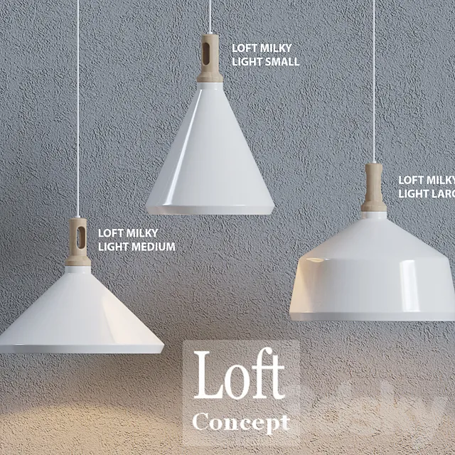 Loft concept – Loft Milky Light 3DSMax File